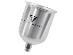 STAHLWERK Alu Fließbecher 600 ml Farbbecher für Lackierpistole