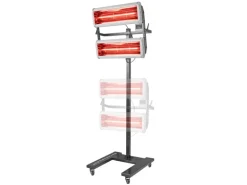STAHLWERK Infrarot Lacktrockner IL-2400 ST mit 2.400 Watt und Stativ