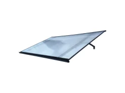 STARKEDACH Aluminiumrahmen Vordach Straight T-160 RAL 7016 Mit Polycarbonatbeschichtung