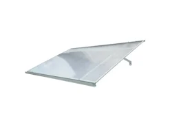 STARKEDACH Aluminiumrahmen Vordach Straight T-160 RAL 7035 Mit Polycarbonatbeschichtung