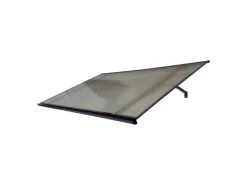 STARKEDACH Aluminiumrahmen Vordach Straight T-160 RAL 8017 Mit Polycarbonatbeschichtung