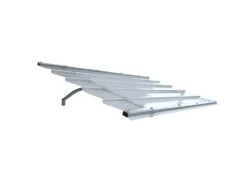 STARKEDACH DIAMONDS Aluminiumrahmen Vordach Straight T-150 7035 Mit Monolithischem Polycarbonatbeschichtung