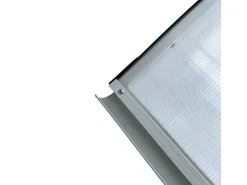 STARKEDACH RODEO Aluminiumrahmen Vordach R-150 RAL 7035 Gewölbt Mit Polycarbonatbeschichtung