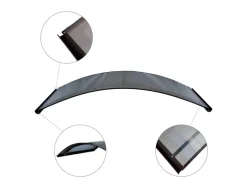 STARKEDACH RODEO Aluminiumrahmen Vordach R-150 RAL 8017 Gewölbt Mit Polycarbonatbeschichtung