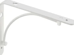 Stegkonsole 18 cm x 14,5 cm Matt-Weiß