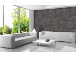 Stegu Verblender Creta Gips Anthrazit 20 cm x 50 cm