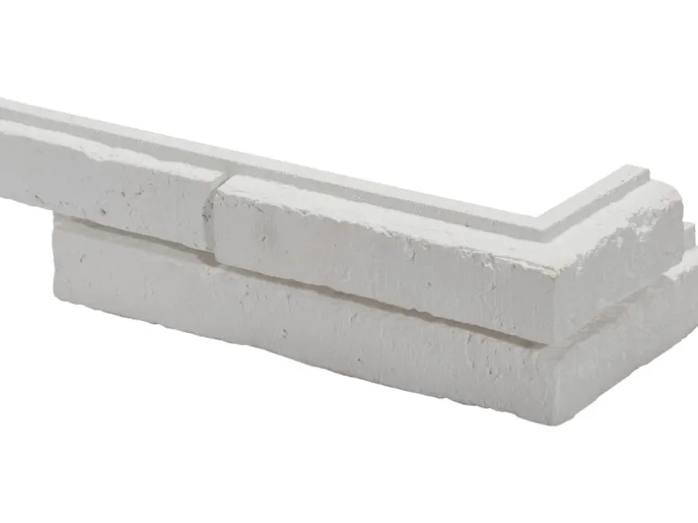 Stegu Verblender Ecke Metro Weiß