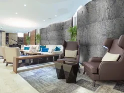 Steinfurnier Glänzend Silber 2.0 Naturstein 60 cm x 120 cm