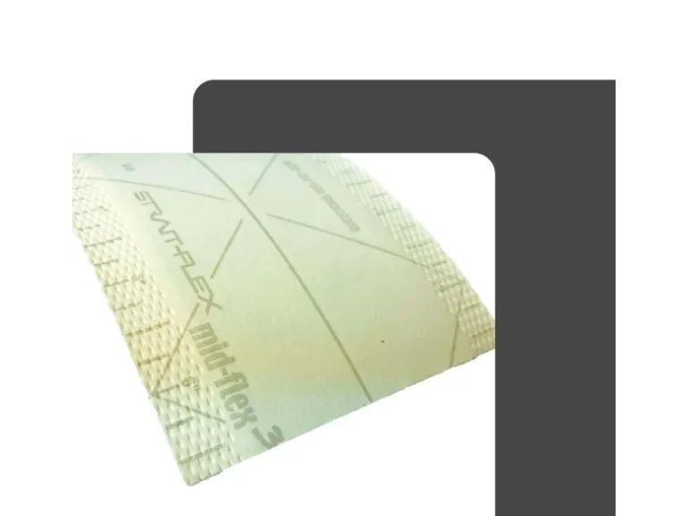 Strait-Flex Kantenprofil Mid-Flex 300 10x 30,5m Papier Weiß Flexibler Winkel