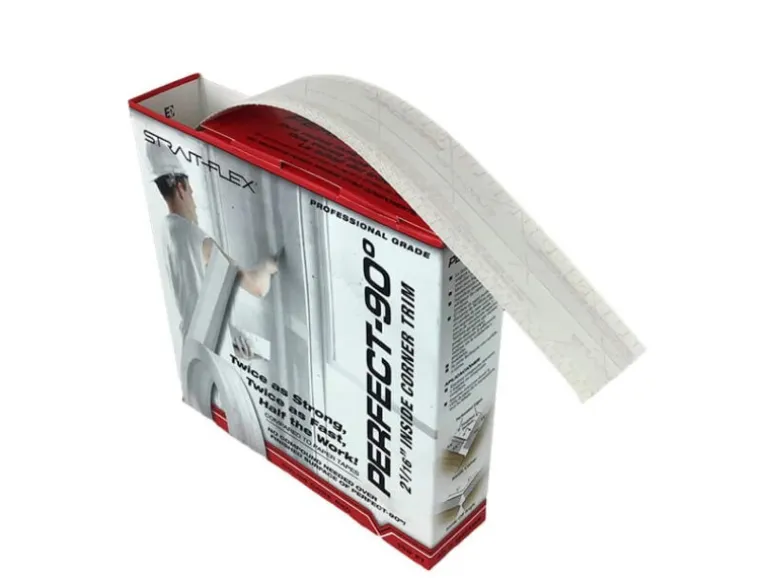 Strait-Flex Kantenprofil Perfect 90 Grad Rolle 30,5m Papier Weiß