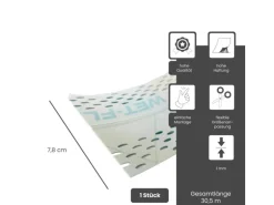 Strait-Flex Kantenprofil Wet-Flex 100 Rolle 30,5m Papier Grau