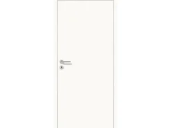 Stumpfe Zimmertür CPL Arctic Weiß ähnl. RAL 9016 (GL222) 83,3 cm x 197,2 cm Re