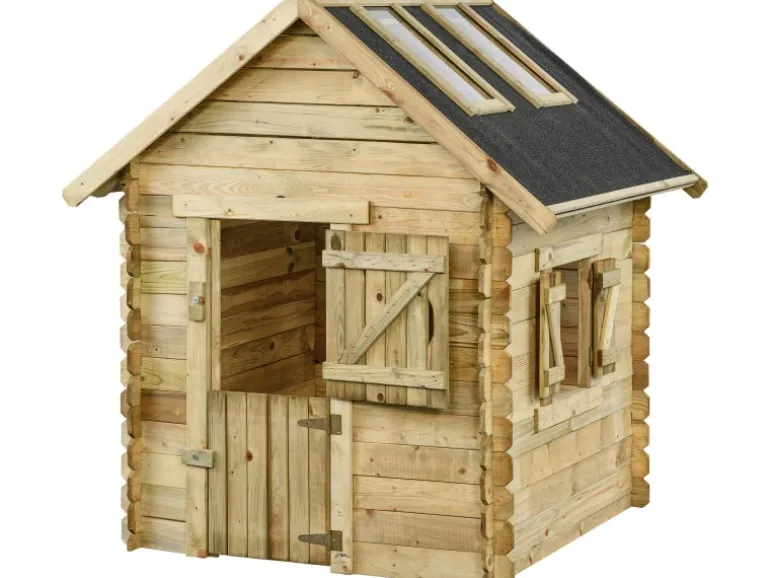 SwingKing Spielhaus Louise Window 120 cm x 120 cm x 160 cm