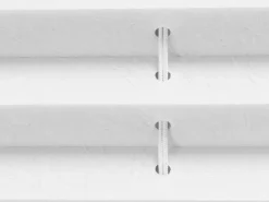 Tageslicht-Spannplissee Valeria 75 cm x 130 cm Weiß