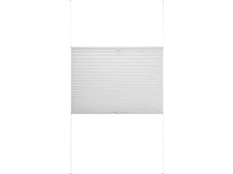 Tageslicht-Spannplissee Valeria 90 cm x 130 cm Weiß
