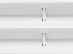 Tageslicht-Spannplissee Valeria 105 cm x 130 cm Weiß