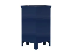 Teamson Home Eckschrank Freistehend Navy Glancy Lamellentür