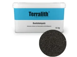 Terralith Buntsteinputz Mosaikputz 2mm -15 kg- BSP38 Schwarz Anthrazit