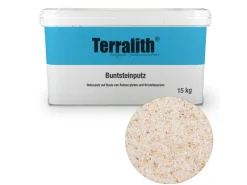 Terralith Buntsteinputz Mosaikputz 2mm -15 kg- BSP78 Weiss Gold