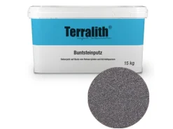 Terralith Buntsteinputz Mosaikputz 1mm -15 kg- BSP1028 Grau