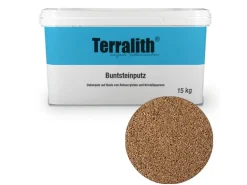 Terralith Buntsteinputz Mosaikputz 2mm -15 kg-BSP55 Beige Braun