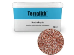 Terralith Buntsteinputz Mosaikputz 2mm -15 kg- BSP50 Weiss Rot Schwarz