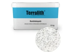 Terralith Buntsteinputz Mosaikputz 2mm -15 kg- BSP97 Weiss Grau
