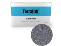 Terralith Buntsteinputz Mosaikputz 1mm -15 kg- BSP1036 Schwarz