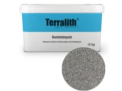 Terralith Buntsteinputz Mosaikputz 2mm -15 kg- BSP37 Grau