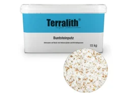 Terralith Buntsteinputz Mosaikputz 2mm -15 kg- BSP96 Weiss Gelb