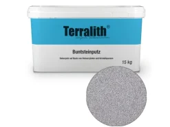 Terralith Buntsteinputz Mosaikputz 1mm -15 kg- BSP1031 Grau
