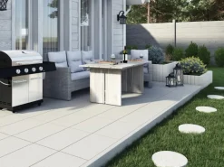 Terrassenplatte Naturstein Sino Grau 60 cm x 40 cm x 3 cm