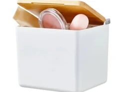 Tesa Baboo Aufbewahrungsbox Small Weiß mit Deckel