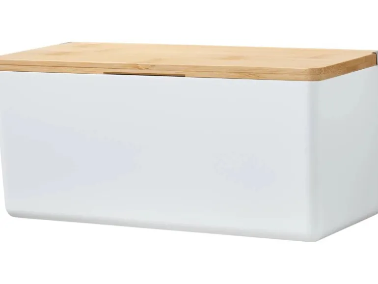 Tesa Baboo Aufbewahrungsbox Medium Weiß mit Deckel