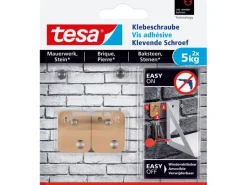 Tesa Klebeschraube für Mauerwerk und Stein rechteckig (max. 5 kg)
