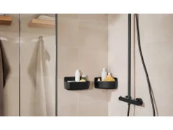 Tesa Lavaa Duschkorb Small Schwarz