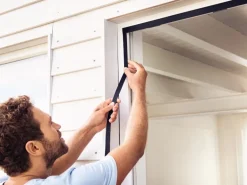 tesa® Selbstschließender Magnetvorhang 1,00 m x 2,20 m Anthrazit