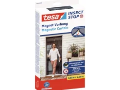 tesa® Selbstschließender Magnetvorhang 0,80 m x 2,00 m Anthrazit