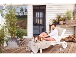 tesa® Selbstschließender Magnetvorhang 0,80 m x 2,00 m Anthrazit