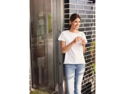 tesa® teleskopierbare Alu-Lamellentür Anthrazit