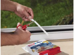 Tesamoll Fensterdichtung / Türdichtung P-Profile Gummidichtung Weiß 10 m