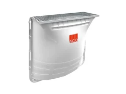 Therm Lichtschacht inkl. Rost und Montageset 125 cm x 100 cm