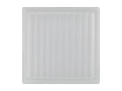 Thermo Block gekreuzt Ug 0,8 2-seitig satiniert 19 cm x 19 cm x 13,5 cm