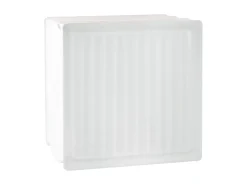 Thermo Block gekreuzt Ug 0,8 2-seitig satiniert 19 cm x 19 cm x 13,5 cm