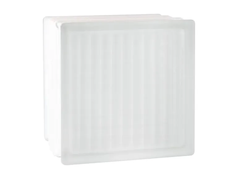 Thermo Block gekreuzt Ug 0,8 2-seitig satiniert 19 cm x 19 cm x 13,5 cm