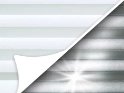 Thermo-Spannplissee Toledo 60 cm x 130 cm Weiß