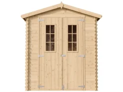 Timbela Holz-Gartenhaus M367C Beige Braun 1,98 m² FSC®