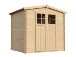 Timbela Holz-Gartenhaus M369F Beige Braun 4,33 m² FSC®