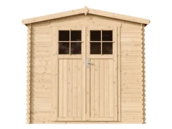 Timbela Holz-Gartenhaus M369F Beige Braun 4,33 m² FSC®