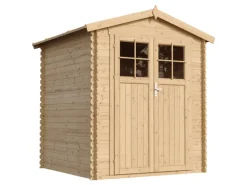 Timbela Holz-Gartenhaus M320F Beige Braun 2,82 m² FSC®